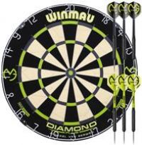Winmau Michael van Gerwen Diamond Dartboard and Darts Set