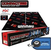 Winmau Darts Mats - with oche lines and protection for your floor (Compact Pro)