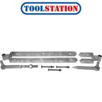 Double Strap Field Gate Hinge Set 24"