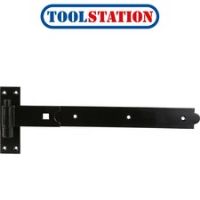 Hook & Band Black Straight Hinge 450mm