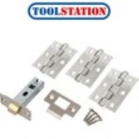 Fire Door Grade 7 Hinge & Latch Pack Polished Chrome