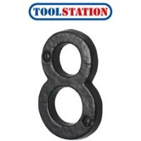 Old Hill Ironworks Door Numeral Number 8