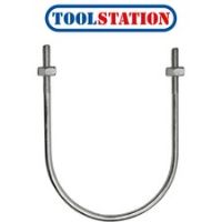 BZP Mild Steel U Bolt M8 x 64mm x 34mm