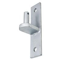 Perry No.435 Hooks on Oblong Plate Galvanised in Steel