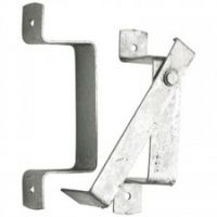 Slip Rail Brackets Comes With 4 Bzp Wood Screws - Prepacked Pair- Gate-Shed