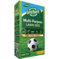 Gro-Sure Multi-Purpose Grass Lawn Seed, 50 m2, 1.5 kg