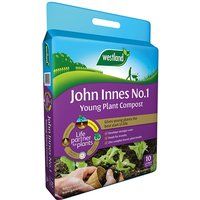 John Innes No.1 Young Plant Compost 10L Peat  wilko