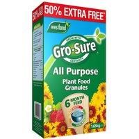 Westland Gro-Sure All Purpose 6 Month Feed Plant Granules 1.1kg + 50% Extra Free
