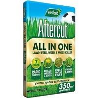 Aftercut All in One Lawn Feed, Weed and Mosskiller 350m2 Bag