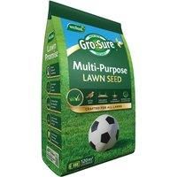 Gro-sure 20500082 Multi-Purpose Grass Lawn Seed, 120 sq m, 3.6 kg