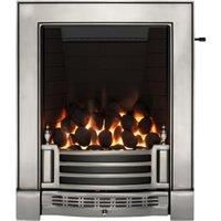 Focal Point Finsbury full depth Chrome effect Gas Fire