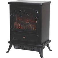 Focal Point ES2000 Electric Stove with Log Flame Effect - Black