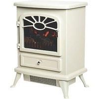Focal Point ES2000 Electric Stove with Log Flame Effect - Cream
