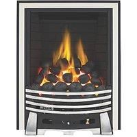 Focal Point Elysee Chrome Rotary Control Inset Gas Full Depth Fire 480 x 180 x 585mm (9030G)