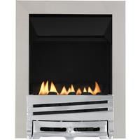 Focal Point Fires Mono Flueless Inset Gas Fire  Chrome