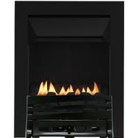 Focal Point Fires 2.3kW Mono Flueless Inset Gas Fire - Black