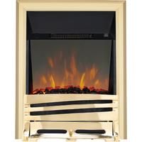Focal Point Fires 2kW Mono LED Reflection Inset Electric Fire - Brass