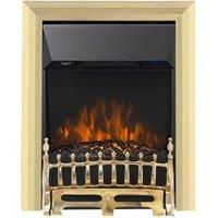 Focal Point Blenheim Electric Fire - Brass Effect