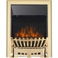 Focal Point Elegance Brass effect Electric Fire