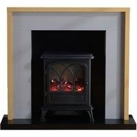 Focal Point Fires 1.5kW Rockford Electric Stove Suite - Grey