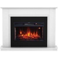 Focal Point Calbourne White Electric Fire suite 872mm H 1140mm W 331mm D -  1583