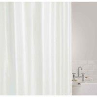 Showerdrape Showerplus Plain Peva Shower Curtain - White