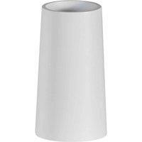 Showerdrape Alto White Resin Bathroom Tumbler