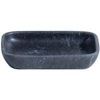Octavia Grey Marble Effect Rectangular Soap Dish - Grey