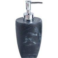 Octavia Grey Marble Effect Freestanding Liquid Soap Dispenser - Grey