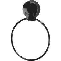 Suction Wall Mounted Bathroom Accessories Shower Storage Basket Holder Black