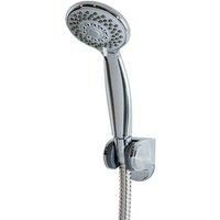 3 Spray Mode Hand Shower Head Bathroom Handset Chrome White Showerdrape Aquajet