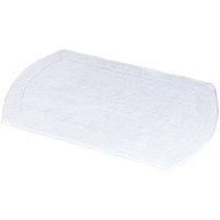 Bath Mat Curved 80cmx50cm 100% Cotton Reversible Washable Absorbent Ultra