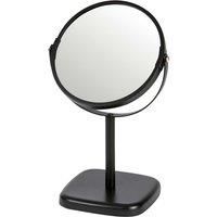 2x Magnification Double Sided Table Vanity Mirror Round Pedestal Shaving