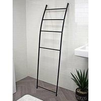 Showerdrape Apex Black Bathroom Towel Ladder