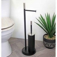 'Chester' Toilet Roll Holder & Brush Combination Freestanding