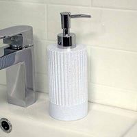 Bathroom Accessory Set 5 Pieces Resin Blue Soap Tumbler Dispenser Toothbush