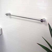 Showerdrape Vitality Chrome Collection Wall Mounted Towel Rail, Silver