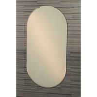 Showerdrape Archway 80 x 40cm Bevelled Edge Oval Bathroom Mirror