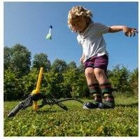 Jump Rocket Flying Launcher Funtime Led Light Up Kids Toy Gift