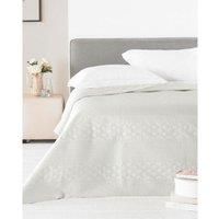 Matt Satin Bedspread Natural