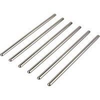 Unika Worktop Hot Rods 6 Pack, Stainless Steel, Silver, 30cm