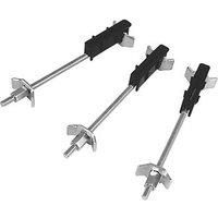 Unika Easibolt EASIBOLT3PACK-AZ - 150mm Worktop Connector Bolts and Bolt Holders, Multi-colour