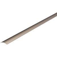 Unika Matt Steel Self-Adhesive Aluminium Floor Threshold 900mm (779VJ)