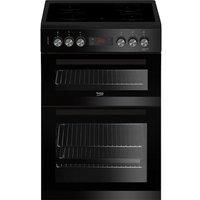 Beko KDC653K Free Standing A/A Electric Cooker with Ceramic Hob 60cm Black New