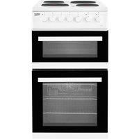 Beko EDP503W 50cm Electric Cooker in White Double Oven