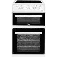 Beko EDVC503W 50cm Electric Double Oven Cooker and Hob