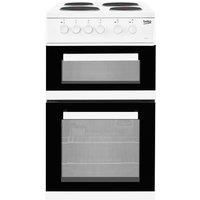 Beko KD533AW Electric Cooker with Solid Plate Hob (IP-IS338048528)