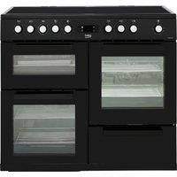 Beko KDVC100K Double Oven 100cm Electric Range Cooker Black