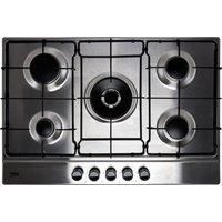 Beko HIAW75224SX 75cm Wide Five Burner Gas Hob  Stainless Steel