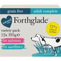 Forthglade Natural Grain Free Complete Wet Dog Food Fish Vareity 395 g (Pack of 12)